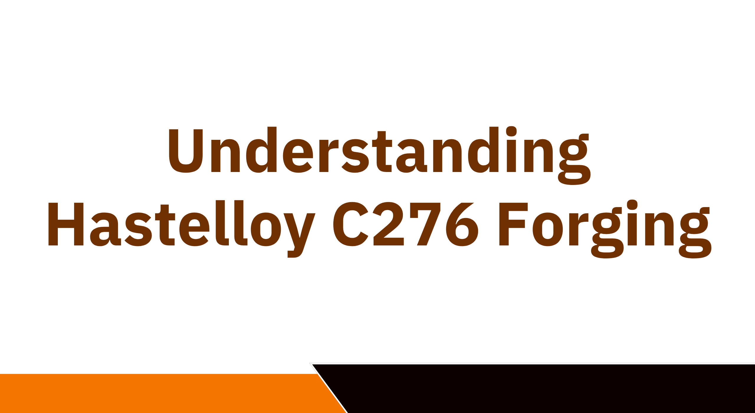 Hastelloy C276 Forging